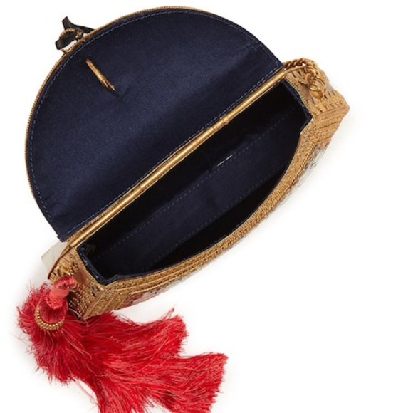 SAM EDELMAN Tassel Iron Minaudiere Bag - Picture 7 of 8